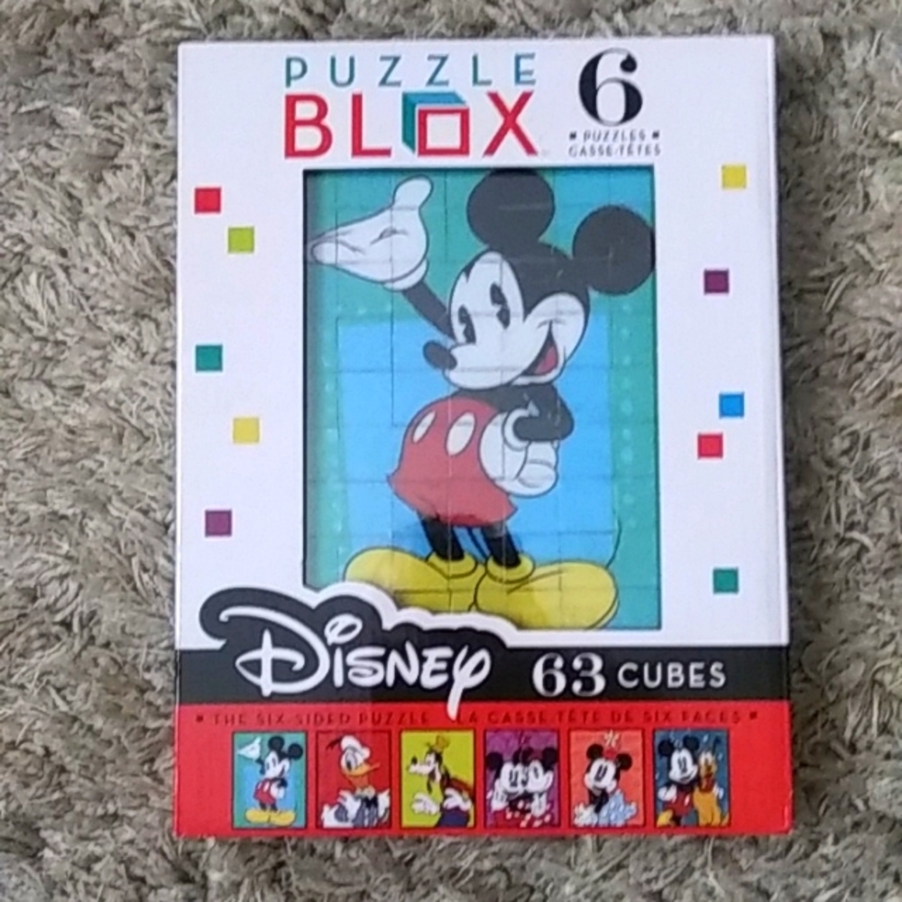 Disney Puzzle Blox 6 Sided Puzzle